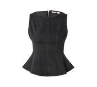 LEVI'S ® Top 'Leighton Peplum Top' nero denim Donna LEVI'S ® XS