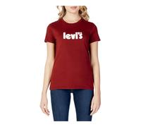 Levi's, ,Tops ,Donna ,Rosso ,S T-shirt stampata