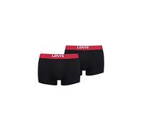 Levi's Trunk, Biancheria intima Uomo, Nero/Rosso, XL