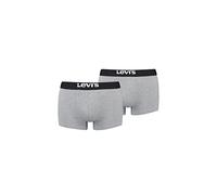 Boxer Levi's Solid Basic Organic Cotton grigio nero (2 unità) - L