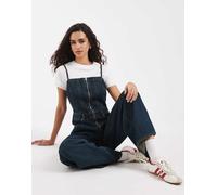 Levi's - Tuta jumpsuit blu con cuciture a vista L