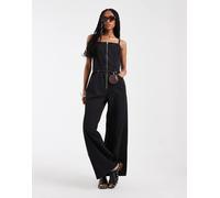 Levi's - Tuta jumpsuit blu con cuciture a vista XS