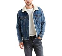 Levi's® Giacca Trucker Type II in Sherpa Fable - Blu Uomo