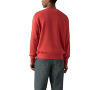 Levi's Uomo Authentic Sweatshirt mit Rundhalsausschnitt Garment Dye Jalapeno Red L