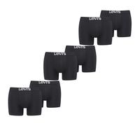 Levis Uomo Boxer Uomo Solid Base Bianco Rosso Blu Grigio Nero - 6er Pacco