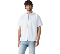 Levi's Uomo Camicia a Maniche Corte, Relaxed Fit, Blu (Waylon Stripe della), XL