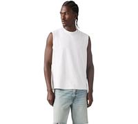 Levi's Uomo Canotta in Cotone con Scollo Rotondo, Bianco (Bright White), L