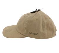 Levi's Uomo Cappello OS Marrone Ricamato Logo Baseball Unisex Cotone