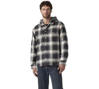 Levi's Uomo Giacca Francisco Sherpa Flannel con Chiusura con Zip, Standard Fit, Grigio (Warwick Plaid Dark P), M
