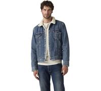 Levi's Uomo Giacca in Jeans Type III Sherpa Trucker Imbottita, Regular Fit, Blu (In The Morning Sherp), S