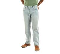 Levi's Uomo Jeans 555 Relaxed Straight in Cotone, Vita Media, Blu (Baby Blue Essentials), W30/L30