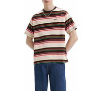 Levi's Uomo Red Tab Vintage Tee, T-Shirt, Queen Stripe Rainy Day, XS