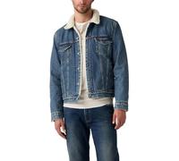 Levi's Uomo Type III Sherpa Trucker Jacke In The Morning Sherpa Trk Blue S