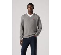 Levi's Maglione da Uomo con Scollo a V, Mid Tone Grey Heathe, S