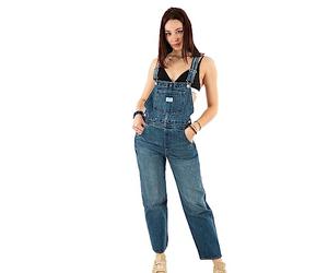 LEVIS VINTAGE OVERALL MED INDIGO - WORN IN, TUTA VINTAGE MED INDIGO - INDOSSATA Da donna, HOPEFULLY HIGH,