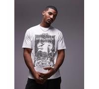 Levi's - Vintage - T-shirt comoda bianca con stampa poster-Bianco M