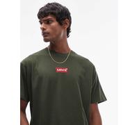 Levi's Vintage - T-shirt taglio comodo color verde scuro con logo centrale batwing XS