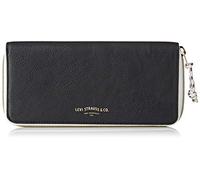 Levi's Wave Long Zip Wallet - Portafogli Uomo, Nero (Noir Regular Black), 1x20x10,5 cm (W x H L)