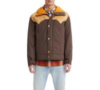 Levi's WEBSTER WESTERN PUFFER, giacca Uomo, CHOCOLATE BROWN, L