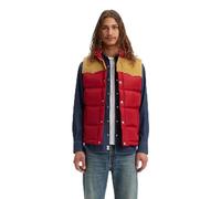 Levi's Western Super Puffer Vest, Gilet di jeans Uomo, RHYTHMIC RED, M