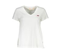 Levi's White Cotton Women T-Shirt - XS