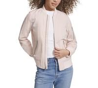 Levi's Women's Poly Bomber Jacket with Contrast Zipper Pockets