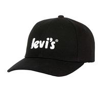 Levi's Women's Poster Logo cap Berretto da Baseball Donna, Nero Regolare., Taglia Unica