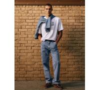 Levi's - Workwear 568 - Jeans dritti ampi in denim lavaggio chiaro-Blu W30 L32