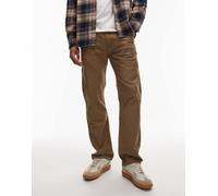 Levi's - Workwear Capsule 505 - Pantaloni dritti in tela color cuoio multitasche-Marrone W32 L32