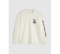 Levi's - Workwear Capsule - Maglietta a maniche lunghe color panna con stampa-Bianco M