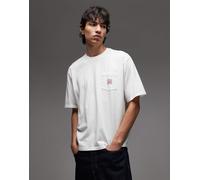 Levi's - Workwear Capsule - T-shirt oversize bianca con logo-Bianco XL