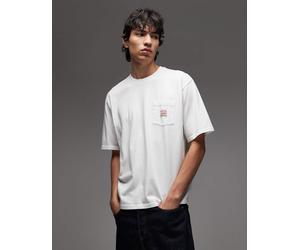 Levi's - Workwear Capsule - T-shirt oversize bianca con logo-Bianco XL