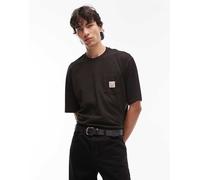 Levi's - Workwear Capsule - T-shirt oversize nera con logo-Nero XS