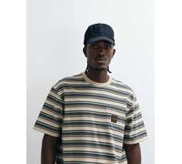 Levi's - Carhartt WIP SS Workwear PKT TEE Porter Stripe Medium - Magliette Girocollo Uomo Multicolore Uomo Levis - - Tops - Uomo - Multicolore - M