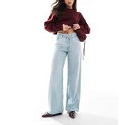 Levi's - XL - Jeans dritti ampi lavaggio candeggiato-Blu W26 L31