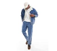Levi's - XX Authentic - Chino dritti in velluto a coste blu medio a pieghe in coordinato W31 L32