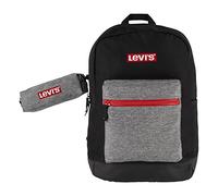 Levi's Zaino unisex Batwing Backpack con logo classico, nero/grigio, Taglia unica