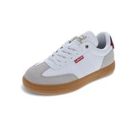 Levi's Zane, Scarpe da Ginnastica, Bianco Cemento Blu Navy, 31 EU