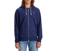 Felpa con cappuccio Levi's New Original Full zip blu marino - XS