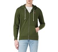 Levi's Zip Up Felpa Uomo, Verde muschioso, XS