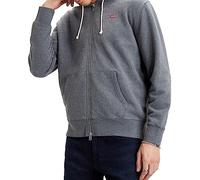 Felpa con cappuccio Levi's New Original Full zip grigio - S