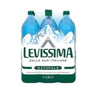 Levissima Acqua Minerale Naturale Oligominerale - 1.5 L x 5+1 Bottiglia Omaggio