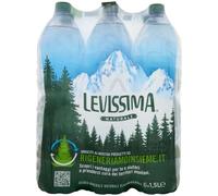 Levissima Acqua Minerale Naturale Oligominerale, 6 x 1.5L