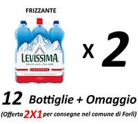 LEVISSIMA Acqua Minerale Naturale Oligominerale Frizzante - 1,5L (Promozione Sales & Service) Pack B