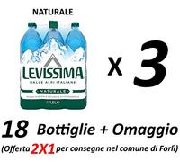 LEVISSIMA Acqua Minerale Naturale Oligominerale Microbiologicamente Pura - 1.5L (Promozione Sales & Service) Pack C