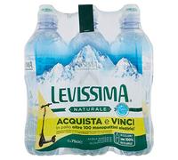 Levissima La75 Acqua Naturale - 6 Bottiglie da 750 ml