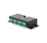 Levitantes Amplificatore di segnale - amplifica il segnale di strisce LED digitali da 24 V, dimensioni 140 x 70 x 27 mm, colore nero, ideale per ottimizzare le luci LED. *