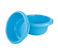 Levitantes Bacino in plastica 5L, Colore Blu Leopardo, Ideale per la Pulizia, Uso Domestico e stoccaggio.