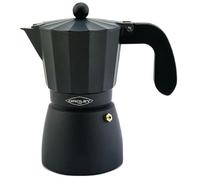 Levitantes Caffettiera in alluminio, 9 tazze, adatta per fornelli a gas, elettrici e induzione, ideale per preparare caffè espresso.
