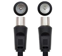 Levitantes Cavo Antenna - Cavo da 75 Ohm, Maschio a Femmina, Lunghezza 1,8 m, Ideale per segnale televisivo. *